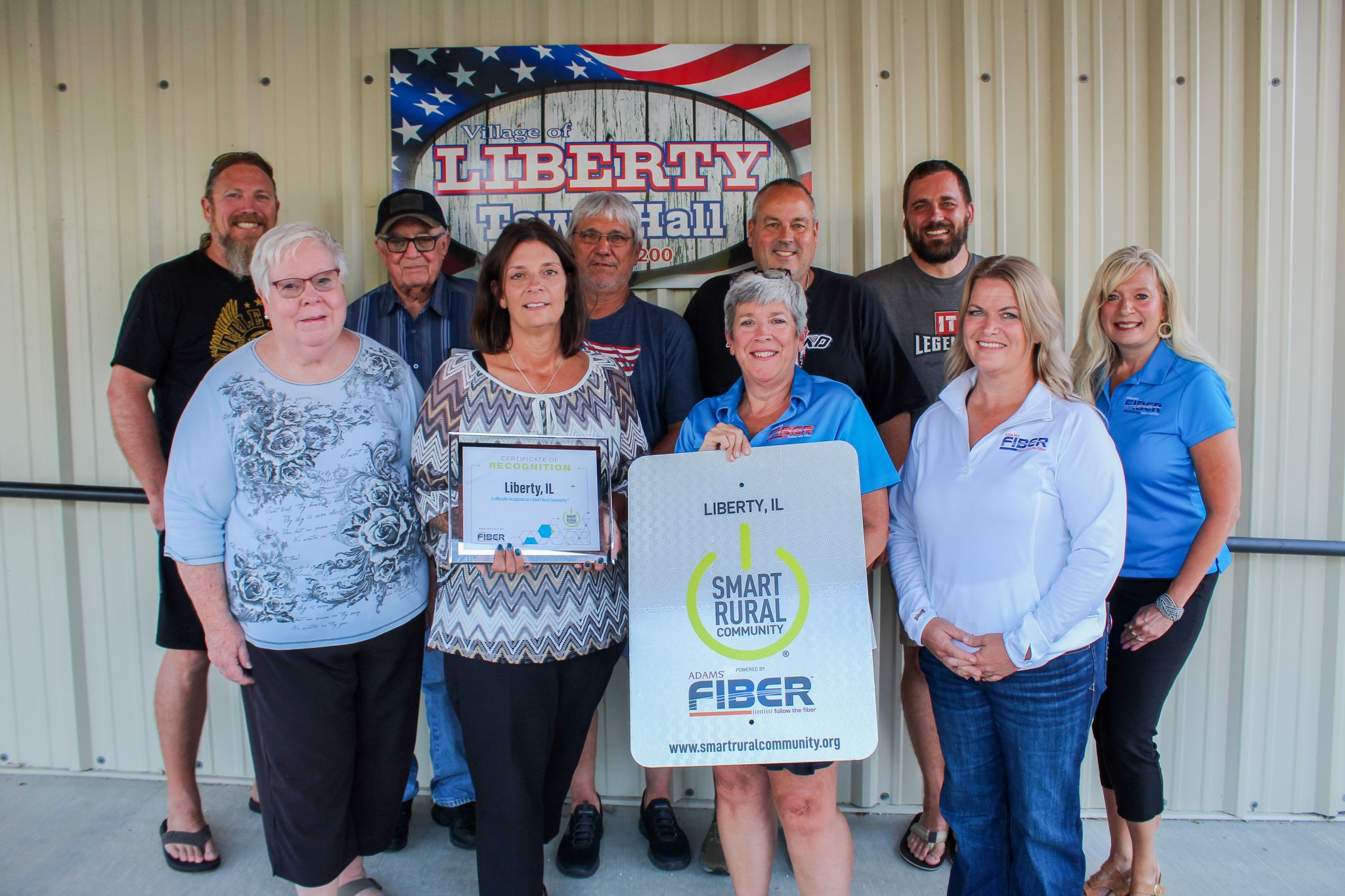 Smart Rual Provider Liberty, IL Designated Smart Rural Community by NTCA and Adams Fiber ...